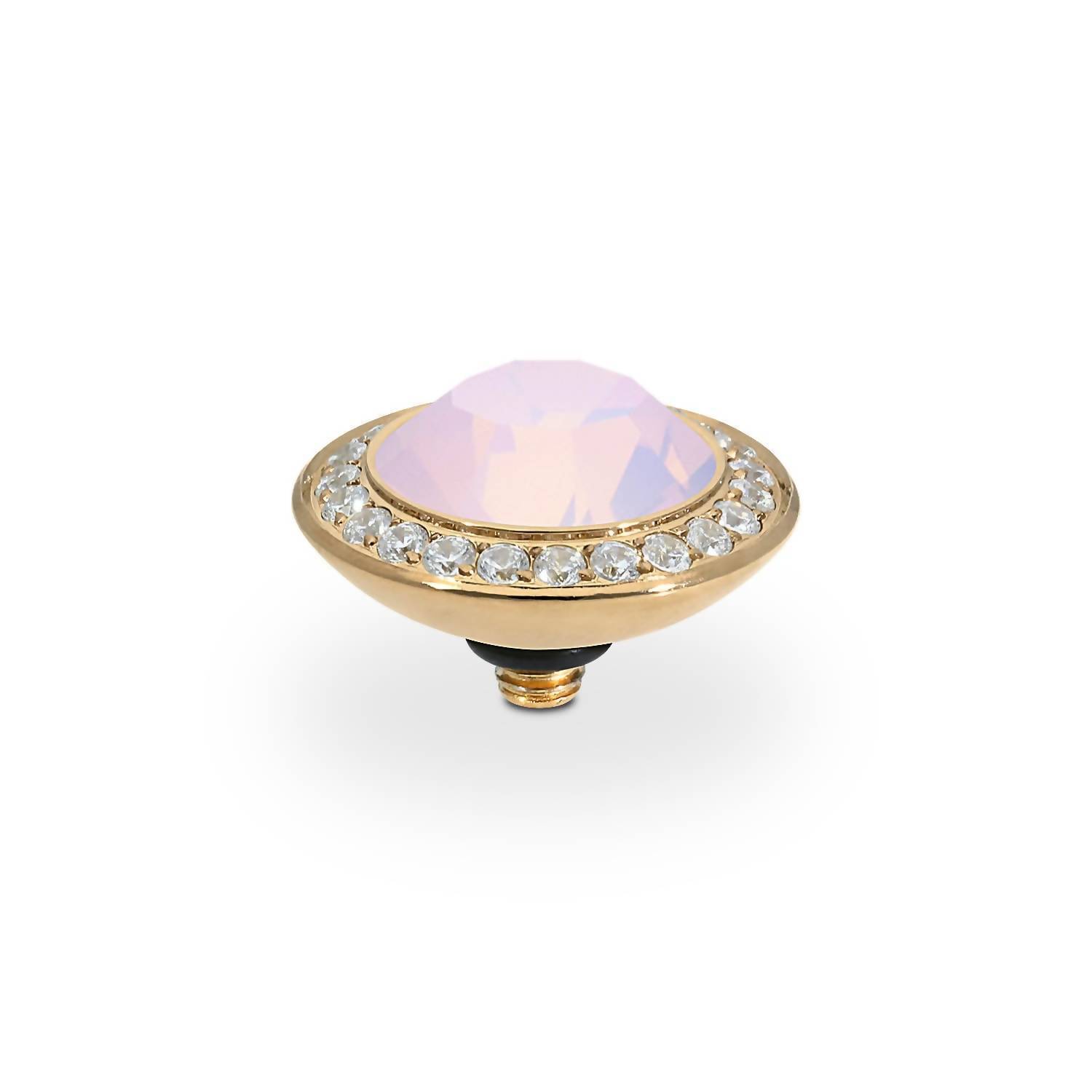 New Qudo Women's Tondo Interchangeable Topper In Rose Opal